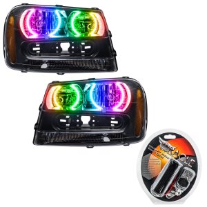 Chevrolet Trail Blazer Headlight Assemblies - ORACLE Lighting - SMD HL - ColorSHIFT - `02-`09
